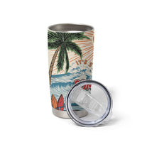 Summer Holiday It's 5 o'clock Somewhere Vintage Hawaii Tumbler Cup LT7 - Polynesian Pride