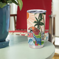 Summer Holiday It's 5 o'clock Somewhere Vintage Hawaii Tumbler Cup LT7 - Polynesian Pride