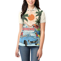 Summer Holiday It's 5 o'clock Somewhere Vintage Hawaii Women Polo Shirt LT7 - Polynesian Pride