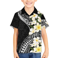 Aloha Hawaii Festive Family Matching Off Shoulder Short Dress and Hawaiian Shirt Frangipani Lace Classic