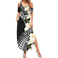 Aloha Hawaii Festive Family Matching Summer Maxi Dress and Hawaiian Shirt Frangipani Lace Classic