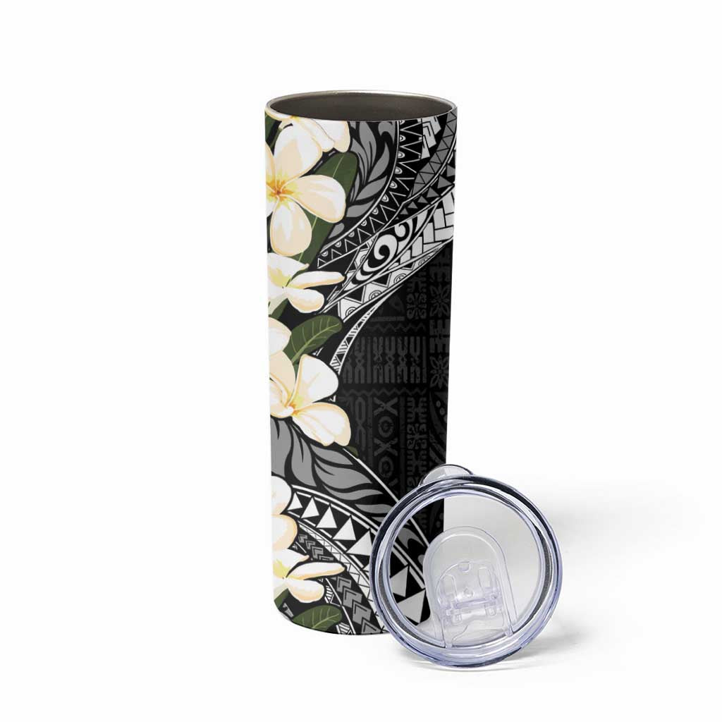 Aloha Hawaii Festive Skinny Tumbler Frangipani Lace Classic