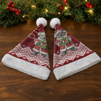 Here For A Koality Xmas Australia Abogirinal Christmas Santa Hat Santa Koala - Polynesian Pride