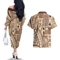 samoa-tapa-couples-matching-off-the-shoulder-long-sleeve-dress-and-hawaiian-shirt-siapo-mix-tatau-patterns