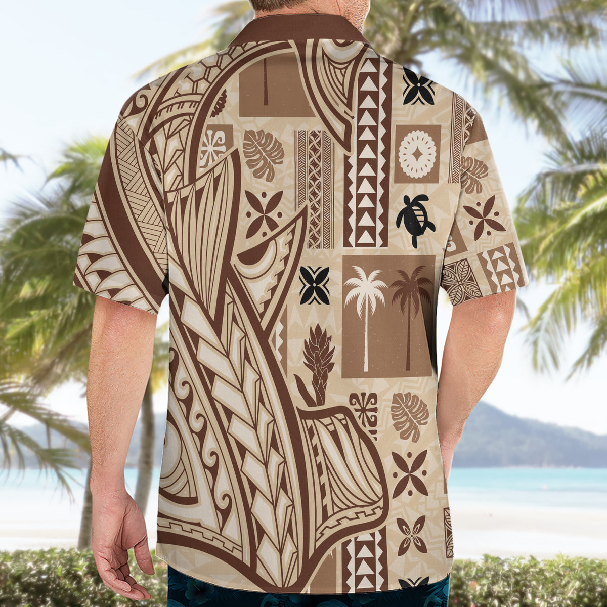 Samoa Tapa Hawaiian Shirt Siapo Mix Tatau Patterns LT7 - Polynesian Pride