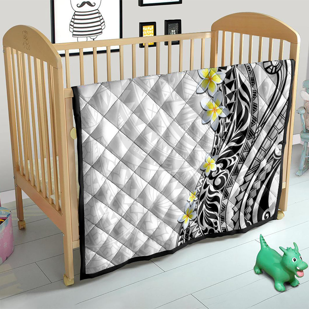 Hawaii Aloha Quilt Plumeria Vintage - White LT7 - Polynesian Pride