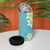 Hawaii Aloha 4 in 1 Can Cooler Tumbler Plumeria Vintage - Turquoise