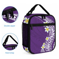 Hawaii Aloha Lunch Bag Plumeria Vintage - Violet LT7 - Polynesian Pride