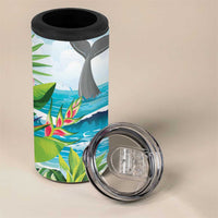 Aloha Honolulu Festival 4 in 1 Can Cooler Tumbler Ukulele By The Shore