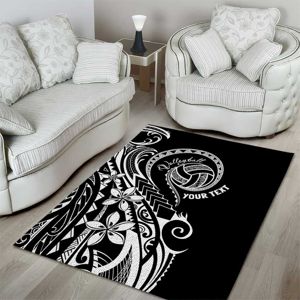 Polynesia Beach Volleyball Personalized Area Rug Basic