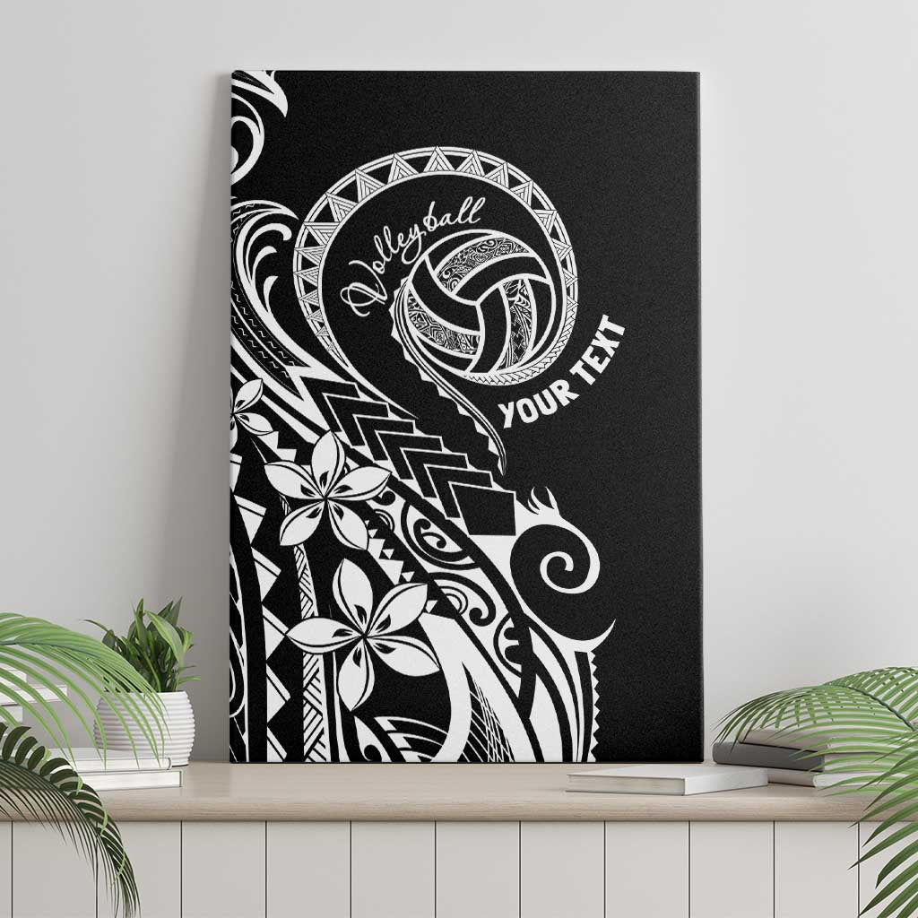 Polynesia Beach Volleyball Personalized Canvas Wall Art Basic