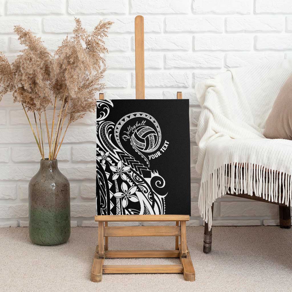 Polynesia Beach Volleyball Personalized Canvas Wall Art Basic