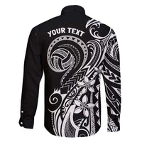 Polynesia Beach Volleyball Personalized Family Matching Puletasi and Hawaiian Shirt Basic