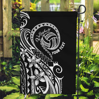 Polynesia Beach Volleyball Personalized Garden Flag Basic