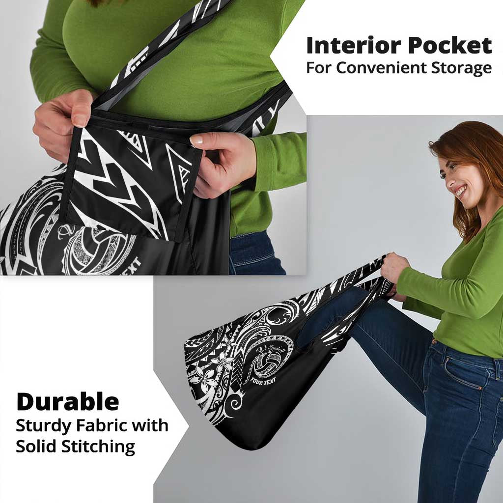 Polynesia Beach Volleyball Personalized Grocery Bag Basic