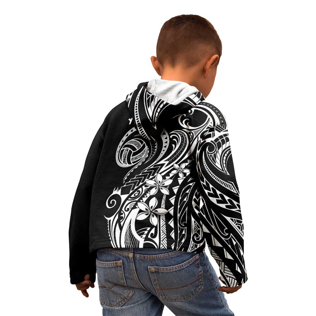 Polynesia Beach Volleyball Personalized Kid Hoodie Basic