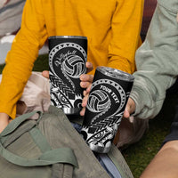 Polynesia Beach Volleyball Personalized Tumbler Cup Basic