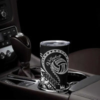 Polynesia Beach Volleyball Personalized Tumbler Cup Basic