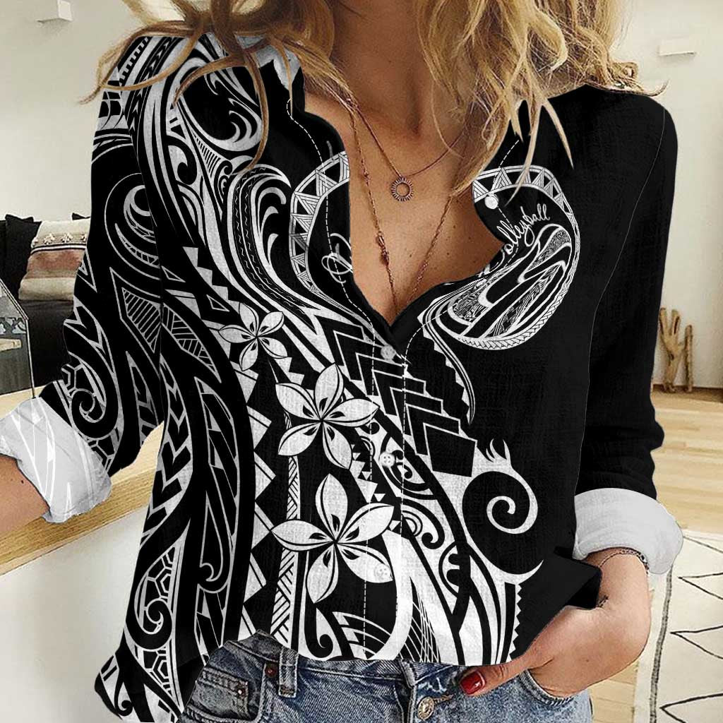 Polynesia Beach Volleyball Personalized Women Casual Shirt Basic