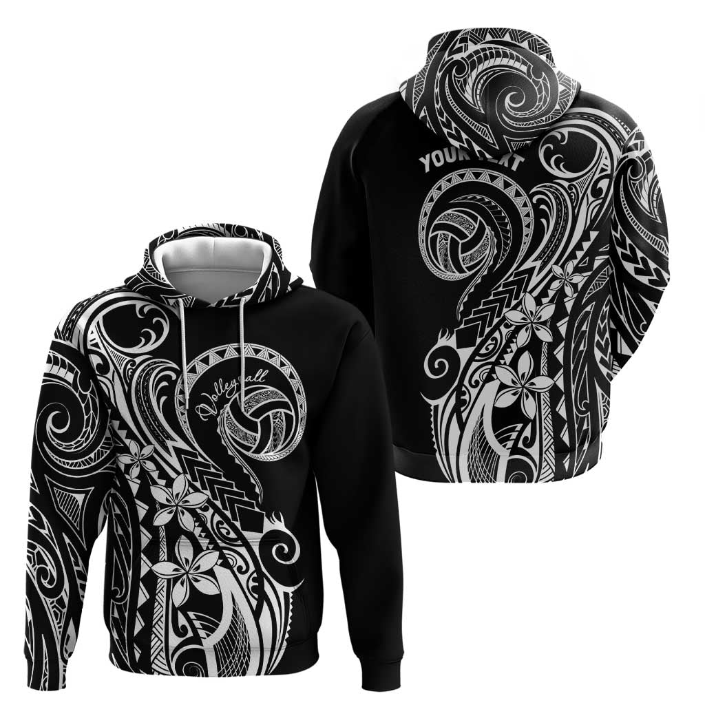 Polynesia Beach Volleyball Personalized Zip Hoodie Basic