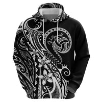 Polynesia Beach Volleyball Personalized Zip Hoodie Basic