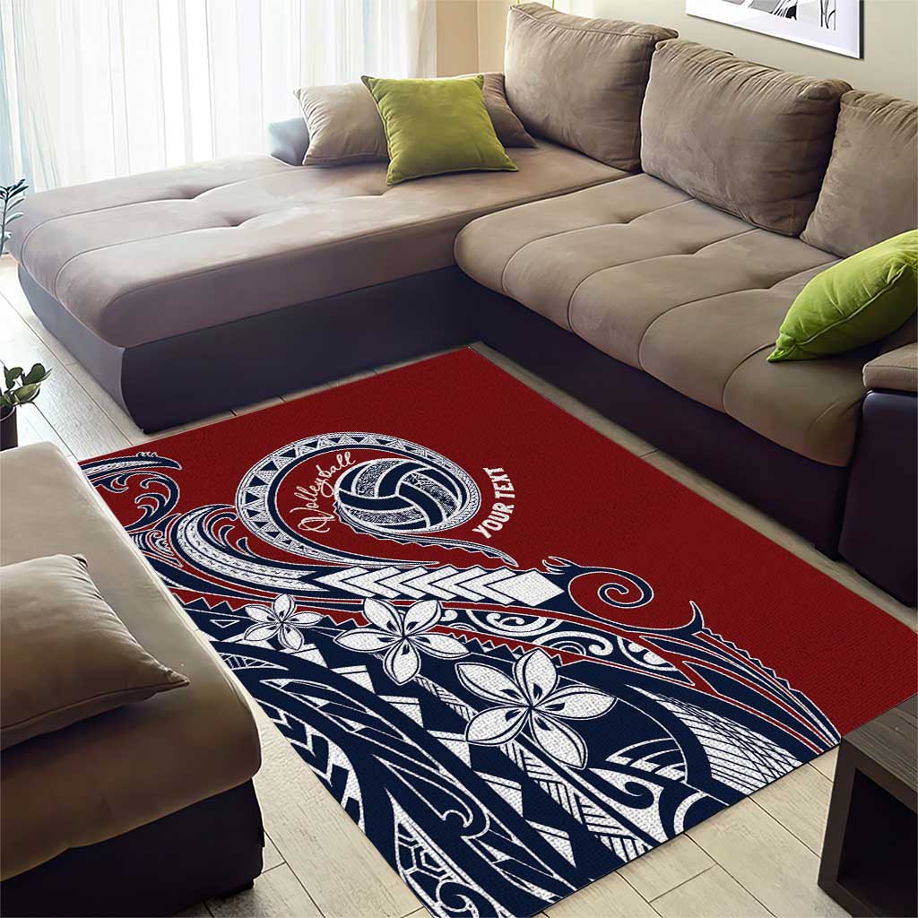 Polynesia Beach Volleyball Personalized Area Rug Special