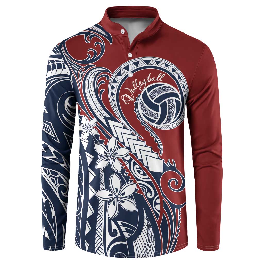 Polynesia Beach Volleyball Personalized Button Sweatshirt Special