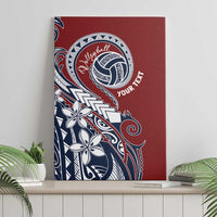 Polynesia Beach Volleyball Personalized Canvas Wall Art Special
