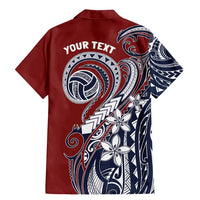 Polynesia Beach Volleyball Personalized Family Matching Mermaid Dress and Hawaiian Shirt Special