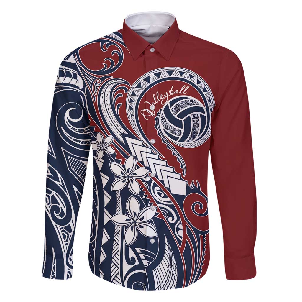 Polynesia Beach Volleyball Personalized Family Matching Off Shoulder Maxi Dress and Hawaiian Shirt Special