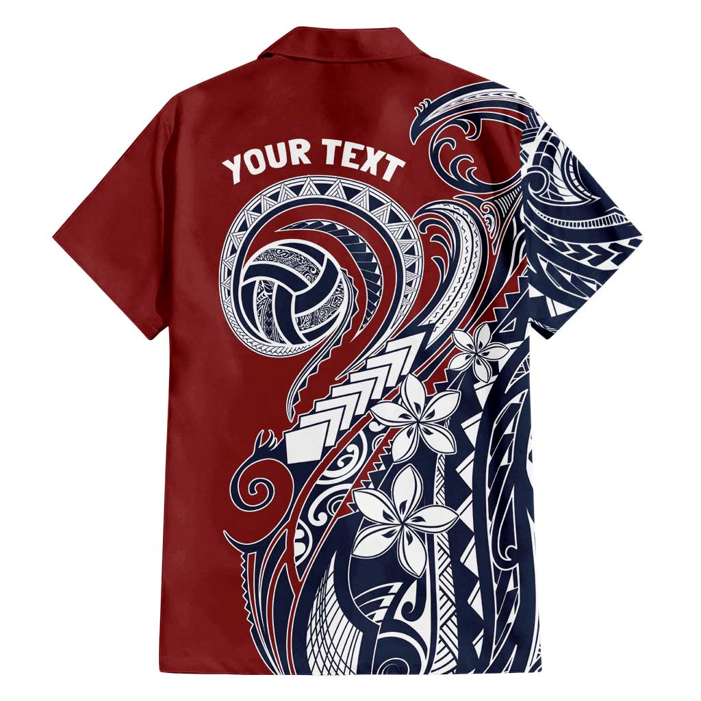 Polynesia Beach Volleyball Personalized Family Matching Puletasi and Hawaiian Shirt Special