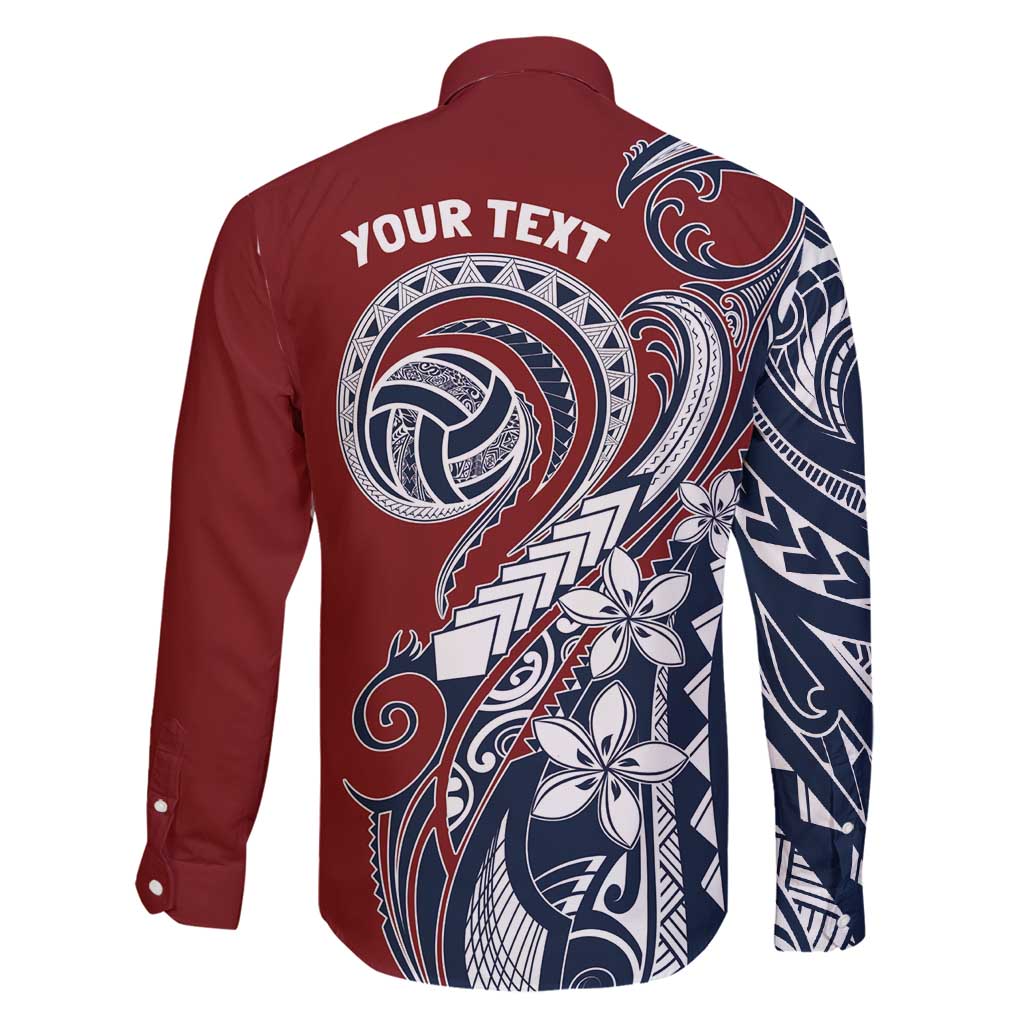 Polynesia Beach Volleyball Personalized Family Matching Puletasi and Hawaiian Shirt Special