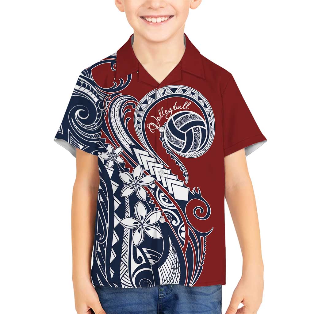 Polynesia Beach Volleyball Personalized Family Matching Tank Maxi Dress and Hawaiian Shirt Special