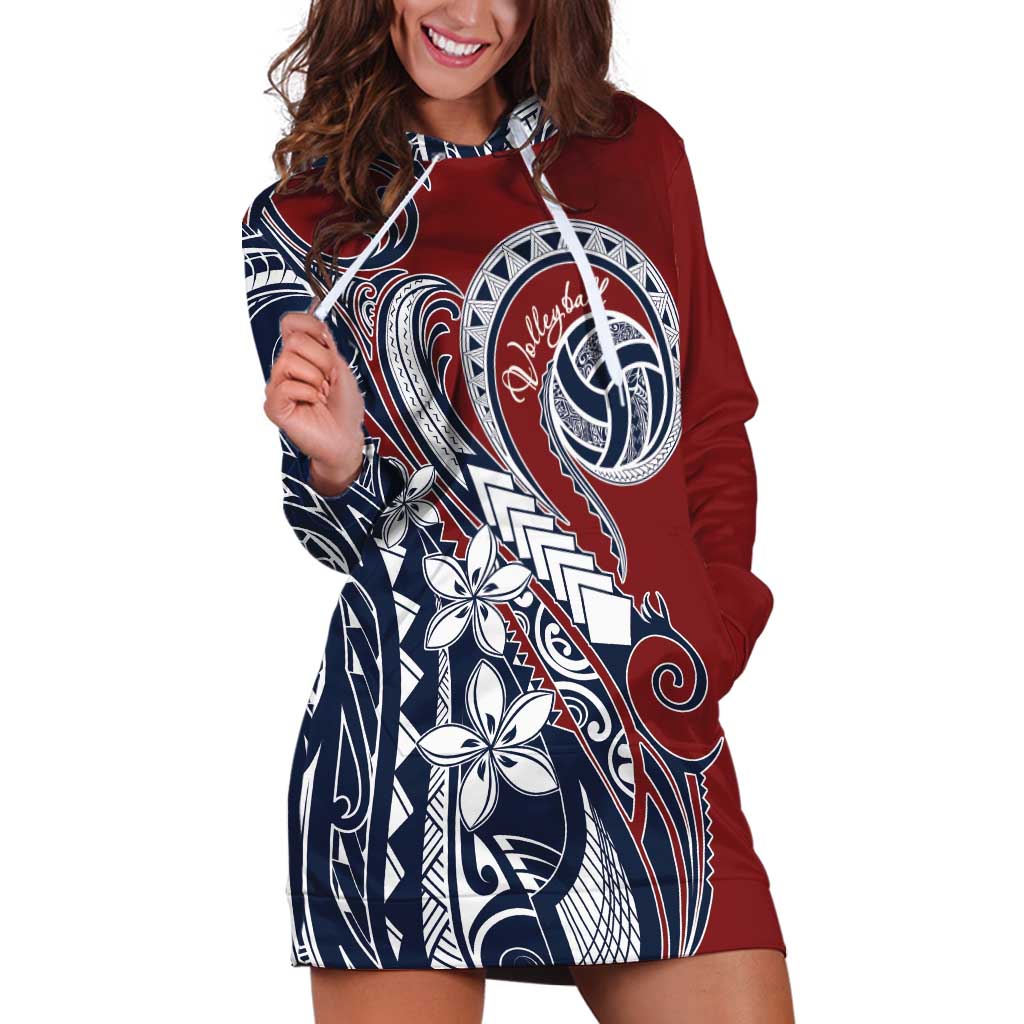 Polynesia Beach Volleyball Personalized Hoodie Dress Special