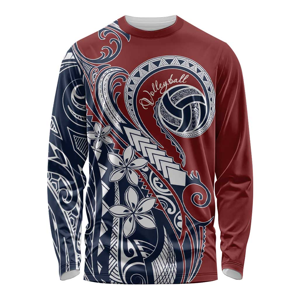 Polynesia Beach Volleyball Personalized Long Sleeve Shirt Special