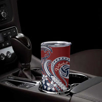 Polynesia Beach Volleyball Personalized Tumbler Cup Special