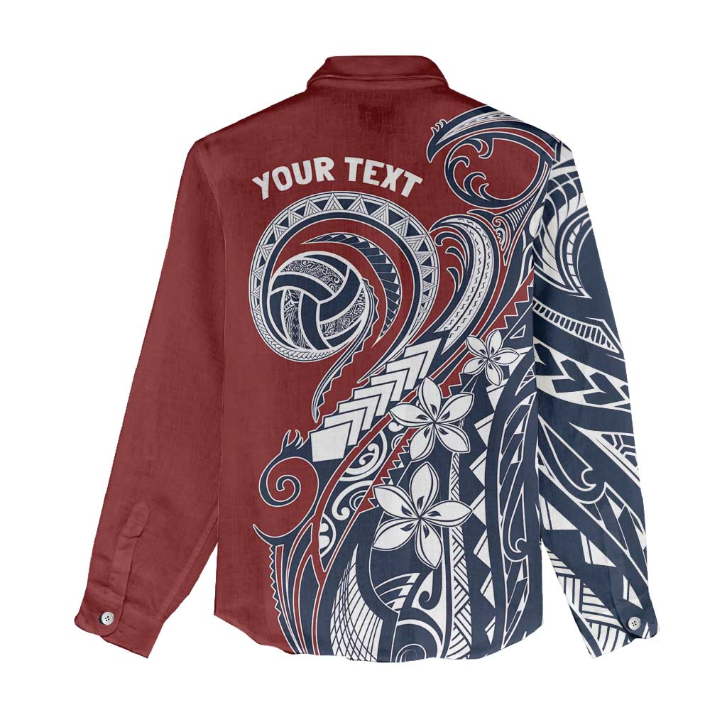 Polynesia Beach Volleyball Personalized Women Casual Shirt Special