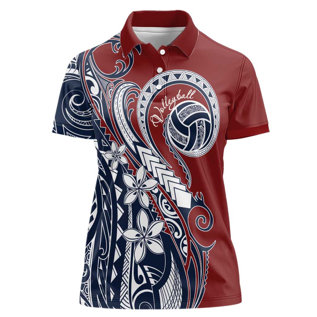 Polynesia Beach Volleyball Personalized Women Polo Shirt Special