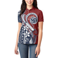 Polynesia Beach Volleyball Personalized Women Polo Shirt Special