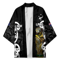 New Zealand WC2026 Custom Black Kimono Silver Fern LT7 Unisex Black - Polynesian Pride