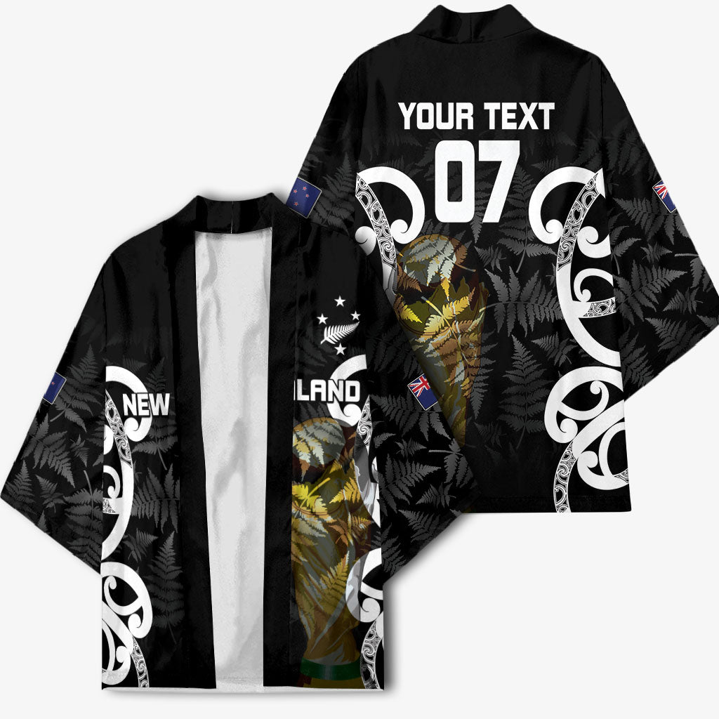 New Zealand WC2026 Custom Black Kimono Silver Fern LT7 - Polynesian Pride