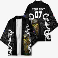 New Zealand WC2026 Custom Black Kimono Silver Fern LT7 - Polynesian Pride