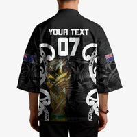 New Zealand WC2026 Custom Black Kimono Silver Fern LT7 - Polynesian Pride