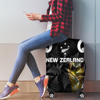 New Zealand WC2026 Black Luggage Cover Silver Fern LT7 - Polynesian Pride