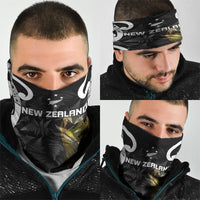 New Zealand WC2026 Black Neck Gaiter Silver Fern LT7 - Polynesian Pride