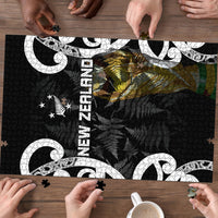 New Zealand WC2026 Black Puzzle Silver Fern LT7 - Polynesian Pride