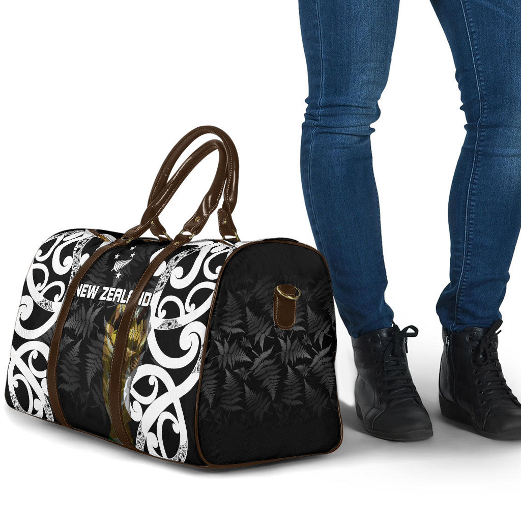 New Zealand WC2026 Black Travel Bag Silver Fern LT7 - Polynesian Pride