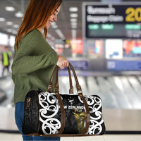 New Zealand WC2026 Black Travel Bag Silver Fern LT7 - Polynesian Pride