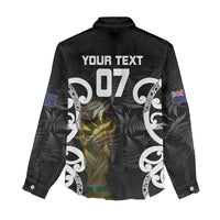 New Zealand WC2026 Custom Black Women Casual Shirt Silver Fern LT7 - Polynesian Pride
