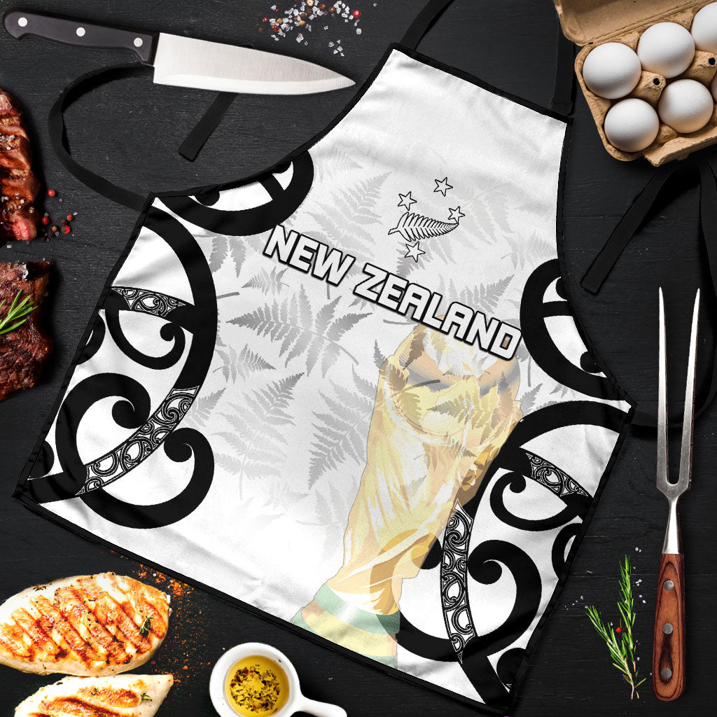 New Zealand WC2026 White Apron Silver Fern LT7 White - Polynesian Pride